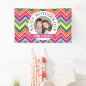 Happy Moederdag - aangepaste fotosjabloon Spandoek (Insitu)