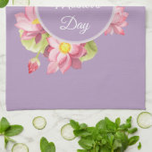 Happy Moederdag aanpasbaar Theedoek (Gevouwen)