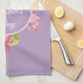 Happy Moederdag aanpasbaar Theedoek (Quarter Fold)