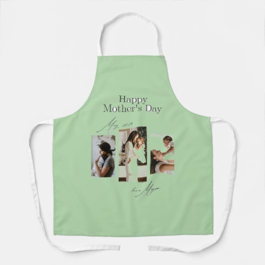 Happy Moederdag All-Over Print Schort (Voorkant)