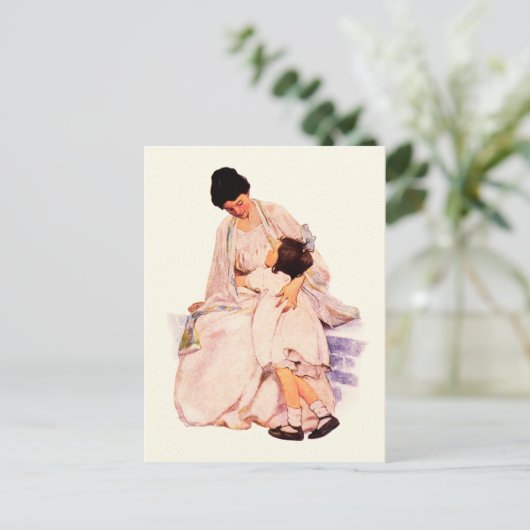 Happy Moederdag  Art Briefkaarten (Staand voorkant)