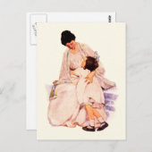 Happy Moederdag  Art Briefkaarten (Voorkant / Achterkant)