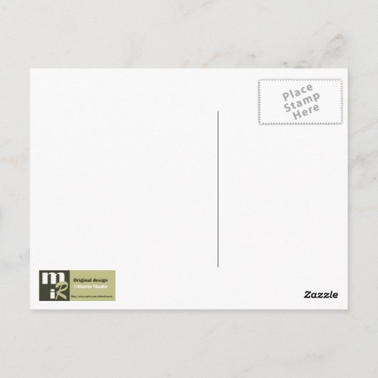 Happy Moederdag  Art Briefkaarten (Achterkant)