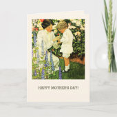 Happy Moederdag  Art Custom Kaart (Voorkant)