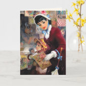 Happy Moederdag  Art Kaart (Gele Bloem)