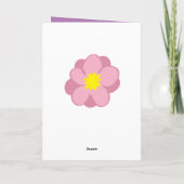 Happy Moederdag Baby Monkey Kaart (Achterkant)