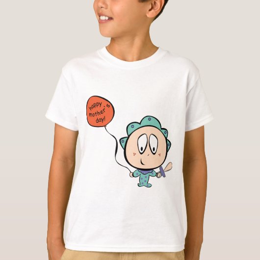 Happy Moederdag Baby T-shirt (Voorkant)