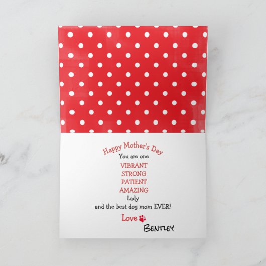 Happy Moederdag Badass Scottish Terrier Dog Kaart (Binnen)