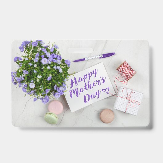 HAPPY MOEDERDAG BADGE (Voorzijde)