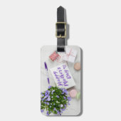 HAPPY MOEDERDAG BAGAGELABEL (Voorkant verticaal)
