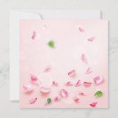 Happy Moederdag Beauful Flowers Calligraphy Kaart (Achterkant)