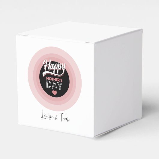 Happy moederdag bedankdoosjes (Voorkant Zijde)