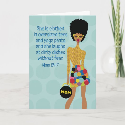 Happy Moederdag Bedankkaart (Voorkant)