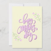 Happy Moederdag Bedankkaart (Voorkant)