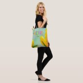 Happy Moederdag Best Friend Ever Yellow Tuliers Tote Bag (Op model)