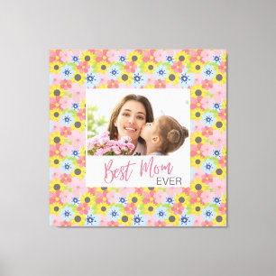 Happy Moederdag, beste mama ooit Canvas Afdruk