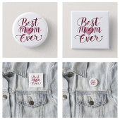 Happy Moederdag Beste mama ooit Ronde Button 3,2 Cm