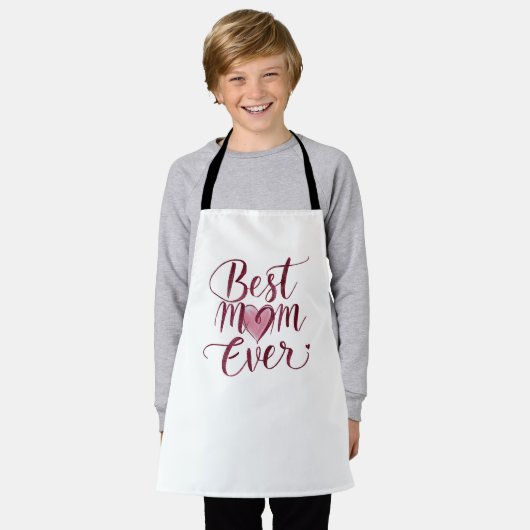 Happy Moederdag Beste mama ooit Schort (Gedragen)