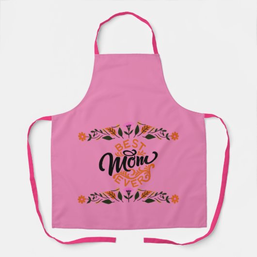 Happy Moederdag Beste mama ooit Schort (Voorkant)