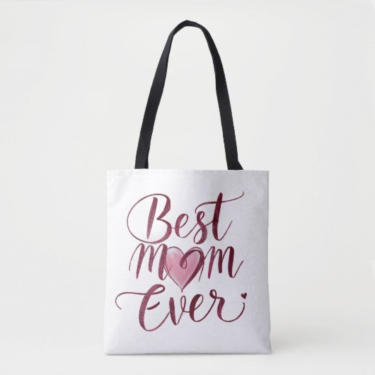 Happy Moederdag Beste mama ooit Tote Bag (Voorkant)