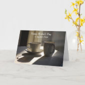 Happy Moederdag Beste vriend, Cups Kaart (Gele Bloem)