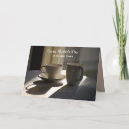 Happy Moederdag Beste Vriend Koffiebekers Kaart