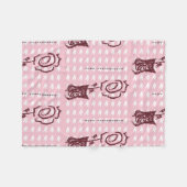 Happy Moederdag Blanket Fleece Deken (Voorkant (Horizontaal))