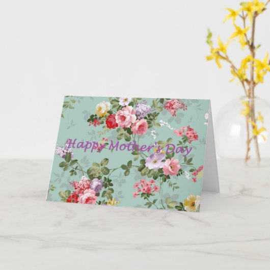 Happy Moederdag - Bloemen Kaart (Gele Bloem)