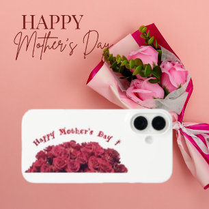 Happy Moederdag, Bloemen Roos iPhone 16 Hoesje