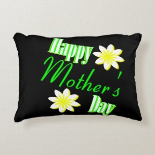 Happy Moederdag Blossom Accent Kussen