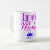 Happy Moederdag Blossom Coffee Mok (Voorkant links)