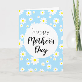 Happy Moederdag Blue Daisy Kaart