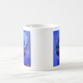 Happy Moederdag Blue Roos IV Magische Mok (Center)