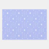 Happy Moederdag blue thema set van 3 Inpakpapier Vel (Voorkant 3)