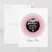 Happy moederdag briefkaart (Voorkant / Achterkant)