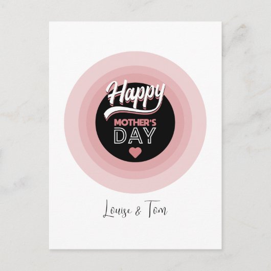 Happy moederdag briefkaart (Voorkant)