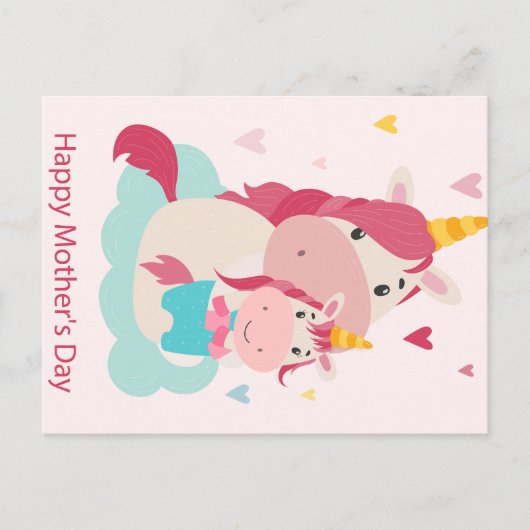 Happy Moederdag Briefkaart (Voorkant)