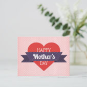 Happy Moederdag Briefkaart (Staand voorkant)