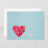 Happy Moederdag Briefkaart (Voorkant / Achterkant)