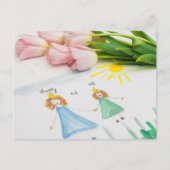 Happy Moederdag Briefkaart (Voorkant)