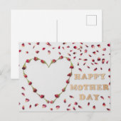Happy Moederdag Briefkaart (Voorkant / Achterkant)