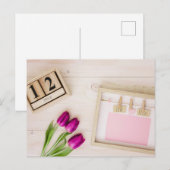 Happy Moederdag Briefkaart (Voorkant / Achterkant)