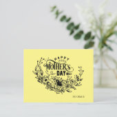 Happy Moederdag Briefkaart (Staand voorkant)