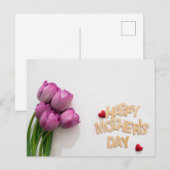 Happy Moederdag Briefkaart (Voorkant / Achterkant)