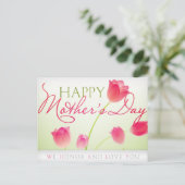 Happy Moederdag Briefkaart (Staand voorkant)