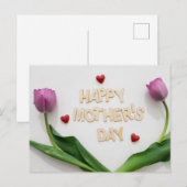 Happy Moederdag Briefkaart (Voorkant / Achterkant)