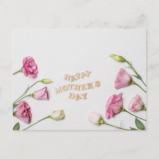 Happy Moederdag Briefkaart (Voorkant)