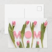 Happy Moederdag Briefkaart (Voorkant / Achterkant)