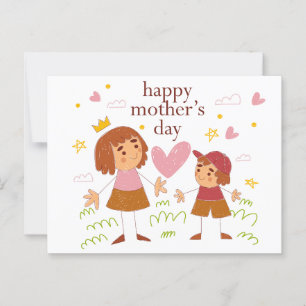 Happy Moederdag Briefkaart