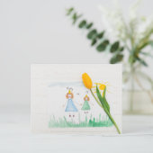 Happy Moederdag Briefkaart (Staand voorkant)